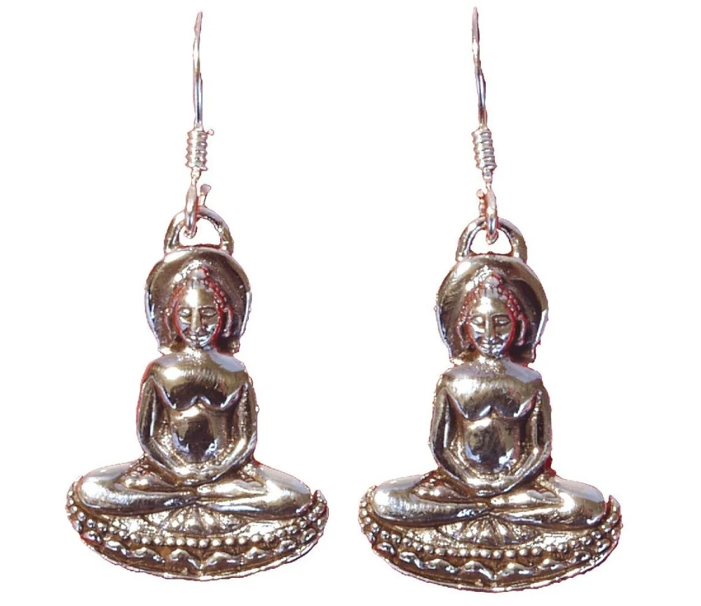 Ohrringe - Buddha- 925 Silber 4,0g