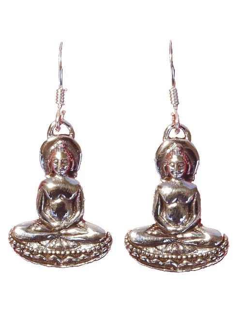 Ohrhänger "Buddha" Silber 925 4