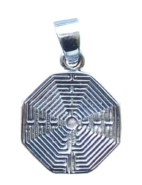 Anhänger "Labyrinth Amiens" 2cm Silber 925 5