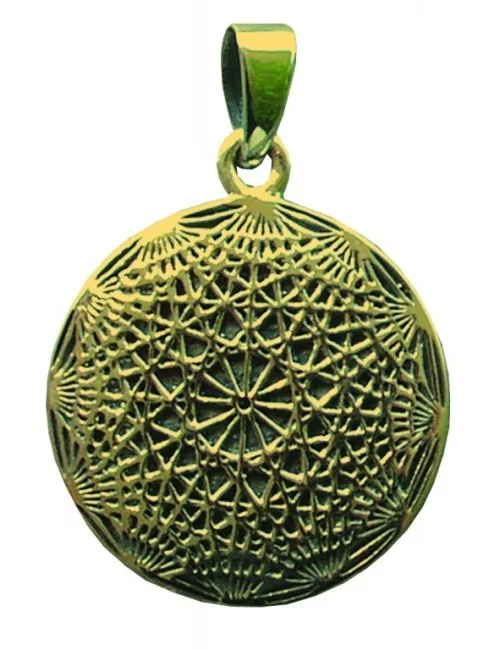 Anhänger "Kosmogramm" Messing 3