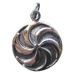 Anhänger - Spiralwirbel- 2,5cm 925 Silber 2,7g