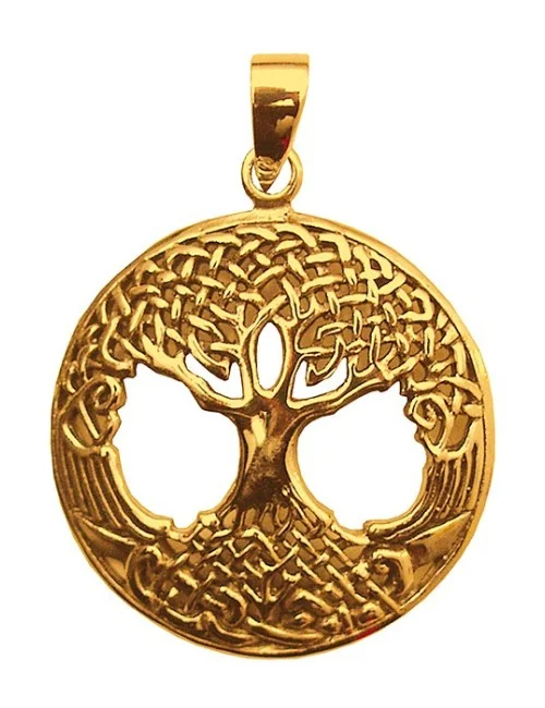 Anhänger "Keltischer Lebensbaum" Messing