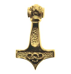 Anhänger -  Thors Hammer- Messing 6,2g