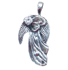 Anhänger -  Engel- mit Zirkon 925 Silber 2,7g