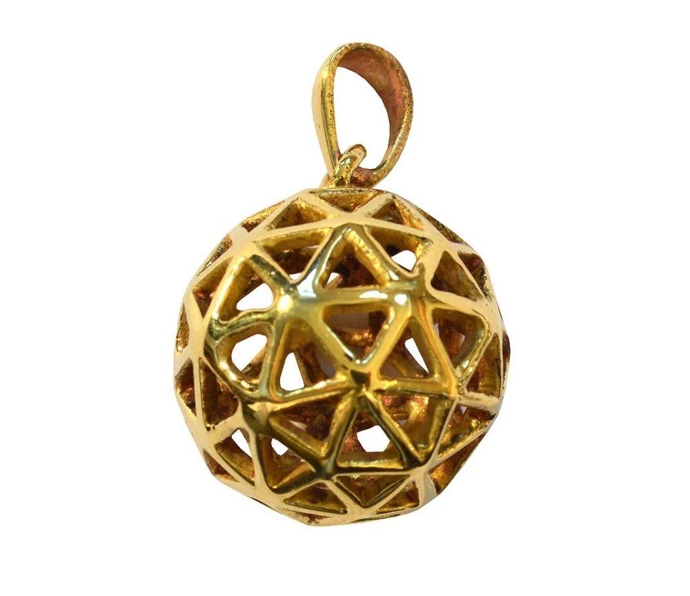 Anhänger - Christusgitter- Messing 2,5g.