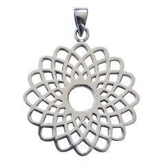 Anhänger -  Sahasrara Lotus- 925 Silber 5,2g.