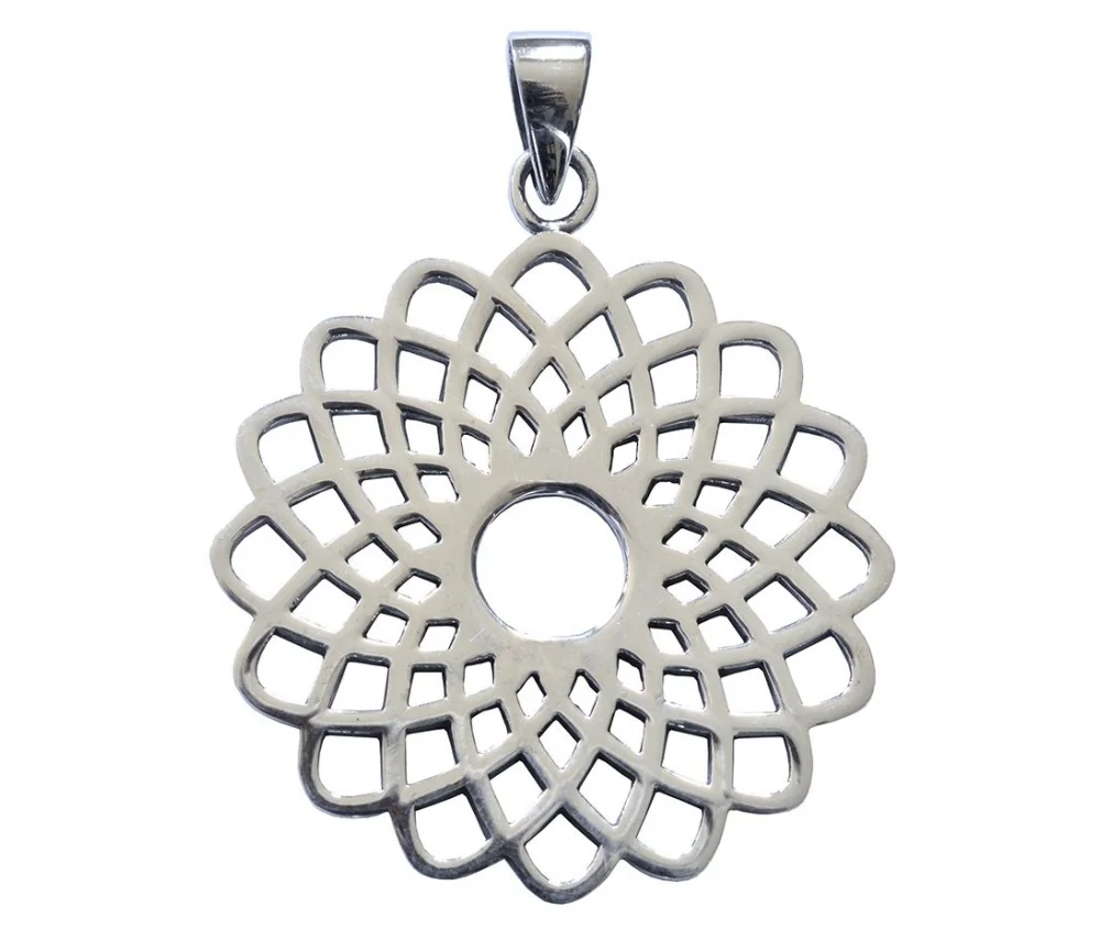 Anhänger - Sahasrara Lotus- 925 Silber 5,2g.