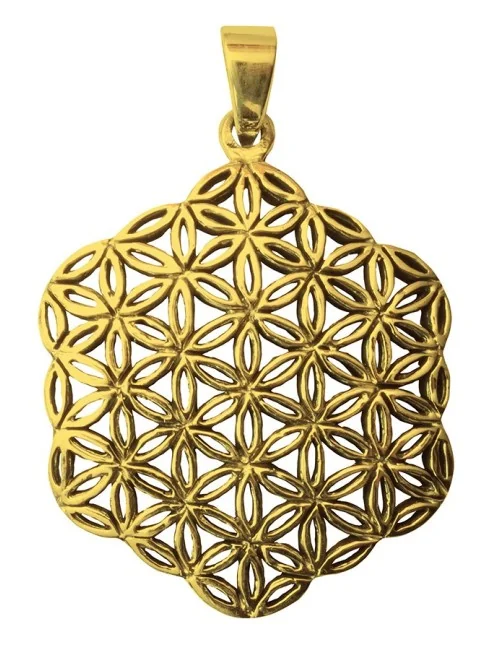 Anhänger "Blume des Lebens" Bronze 9