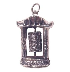 Anhänger - Tibetische Gebetsmühle- 925 Silber 4,0g