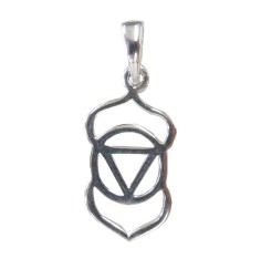 Anhänger -  Ajna Chakra- 925 Silber 1,4cm, 0,8g