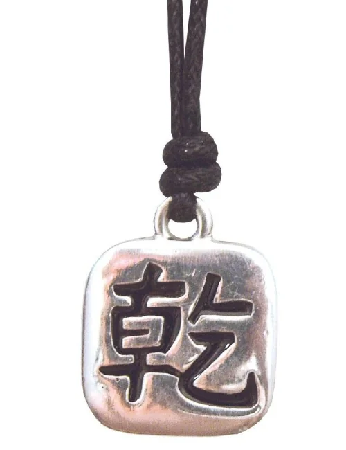 Anhänger "Chien" Zinn 3cm mit Baumwollband