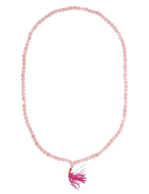 "Japa Mala" Rosenquarz 108 Perlen
