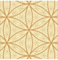 Leinwanddruck - Endlos BdL ocker 40x40