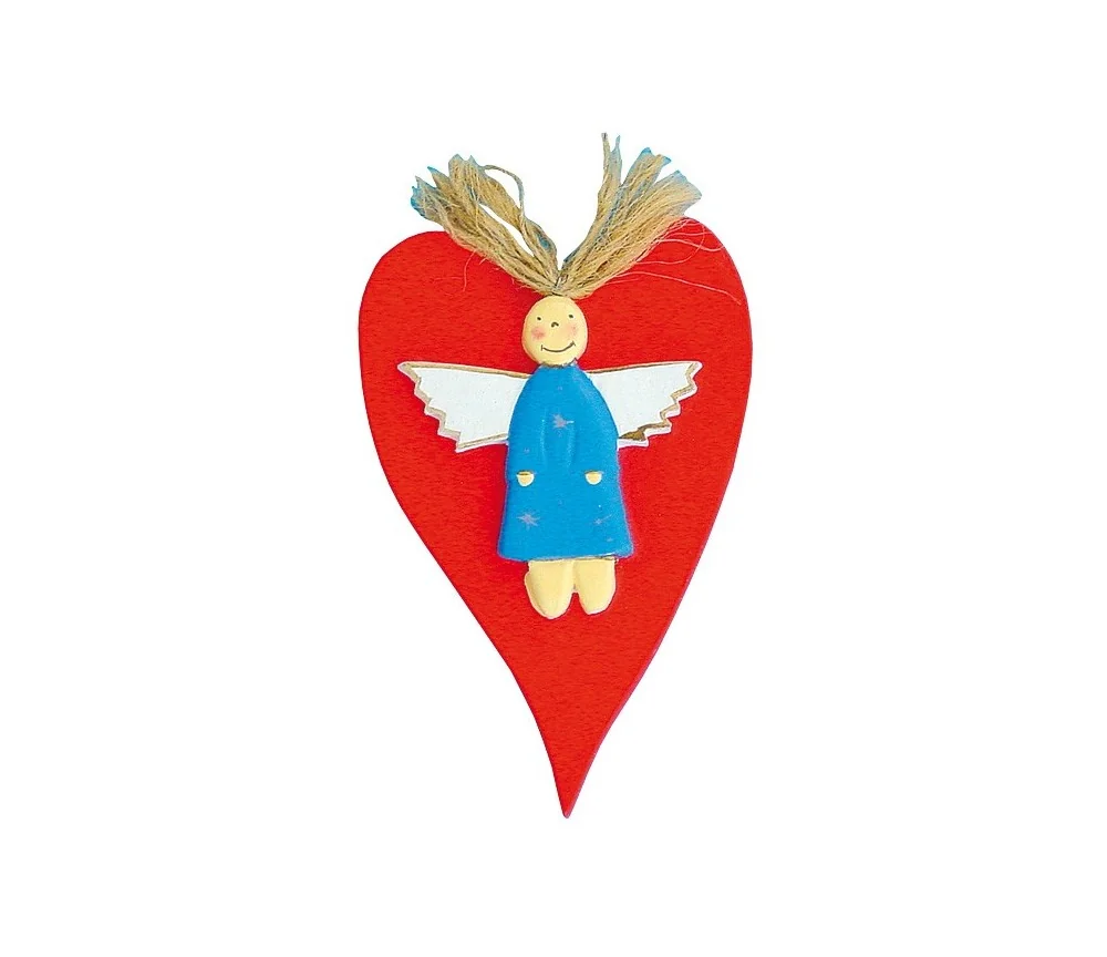 "Schutz(b)engel Hearty Engel" Holz bunt 10x14cm