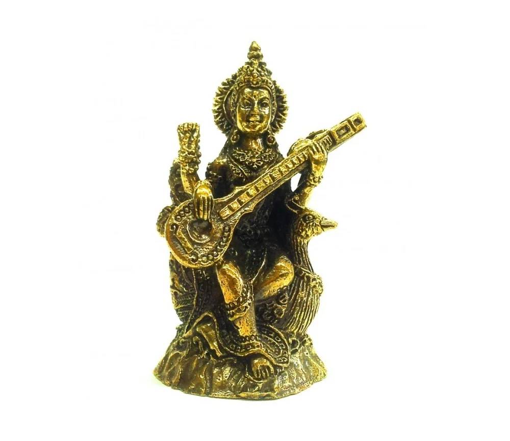 Saraswati Messing 4x5cm