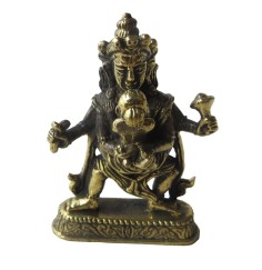 "Buddha Samantabhadra" (Yab-Yum) Messing 4,5 cm