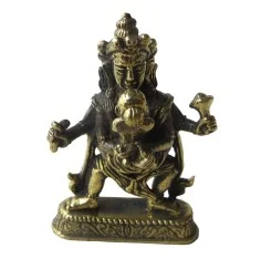 "Buddha Samantabhadra" (Yab-Yum) Messing 4,5 cm