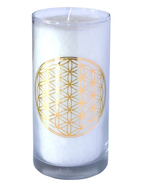 Kerze "Pure BDL" im Glas Stearin 14cm