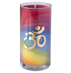 Kerze "Summer Om" im Glas Stearin 14cm