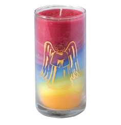 Kerze "Summer Engel" im Glas Stearin 14cm