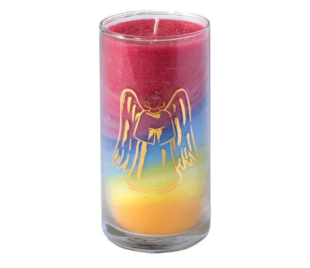 Kerze "Summer Engel" im Glas Stearin 14cm