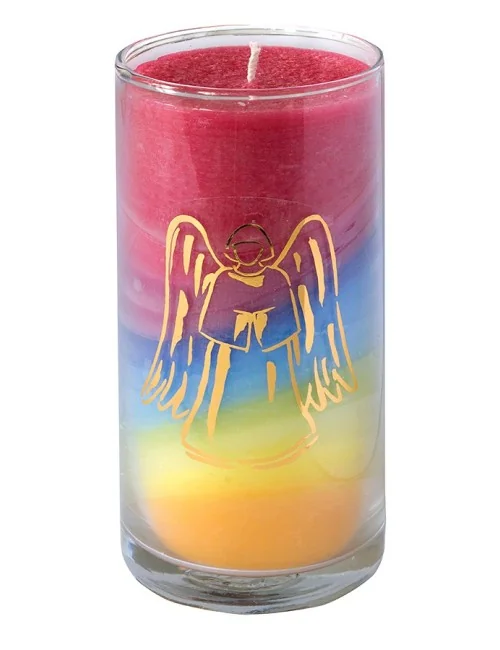 Kerze "Summer Engel" im Glas Stearin 14cm
