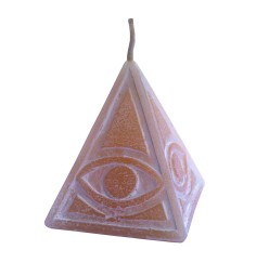 Kerze "Auge der Vorsehung" 7x8cm