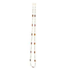 Raumschmuck Acryl Girlande amber 2x180cm