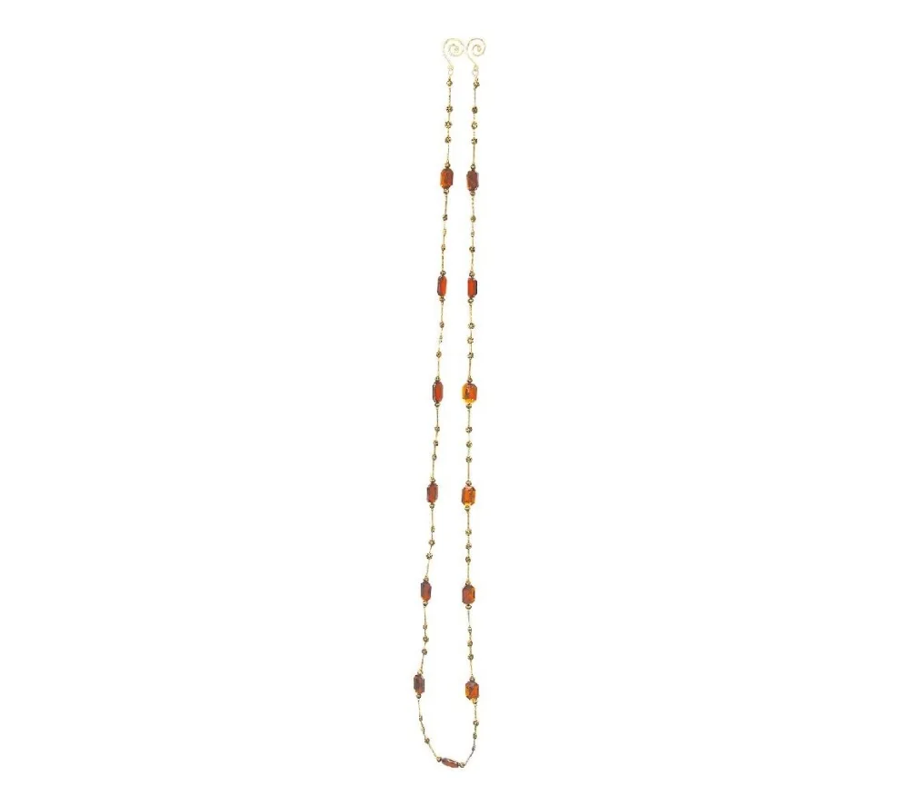 Raumschmuck Acryl Girlande amber 2x180cm