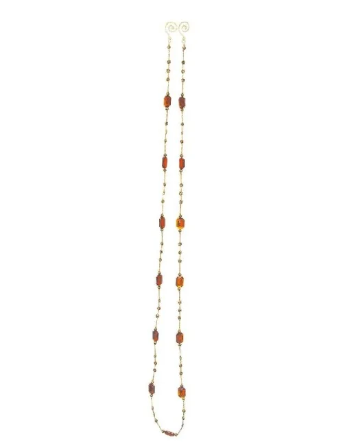Raumschmuck Acryl Girlande amber 2x180cm