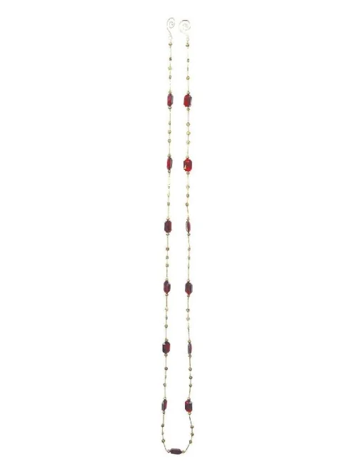Raumschmuck Acryl Girlande rot 2x180cm