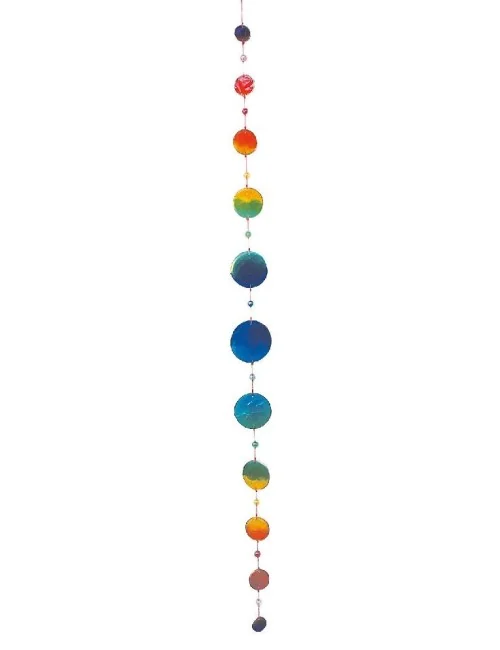 Suncatcher "Flowing" Fiberglas bunt 80cm