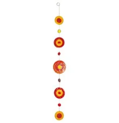 Suncatcher "Centrum" Fiberglas rot-orange-gelb 70cm