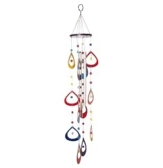 Suncatcher Klangspiel "Drops" Fiberglas bunt 50cm