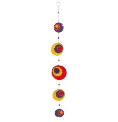 Suncatcher "Peacock" Fiberglas bunt 60cm