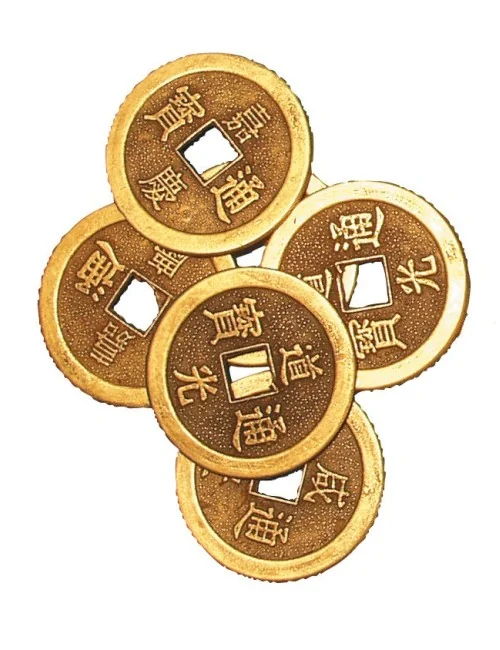 Chines. Münze einzeln 4cm