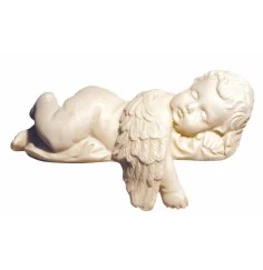 Engel liegend Polystone 12cm