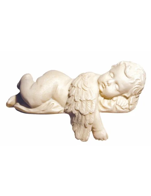 Engel liegend Polystone 12cm