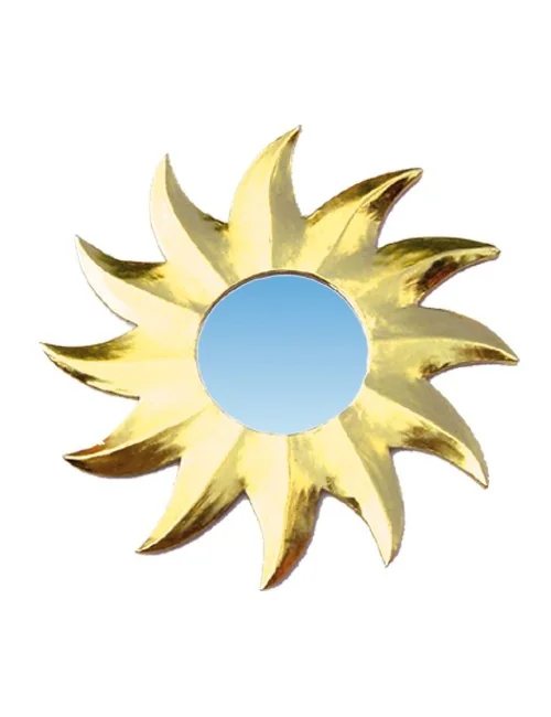 Spiegel "Sonnenstern" gold 20cm
