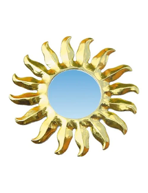Spiegel "Sonne" gold 20cm