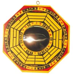 Chines. Bagua-Spiegel konkav 15cm