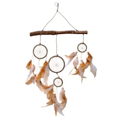 Traumfänger Mobile naturfarben 30x60cm