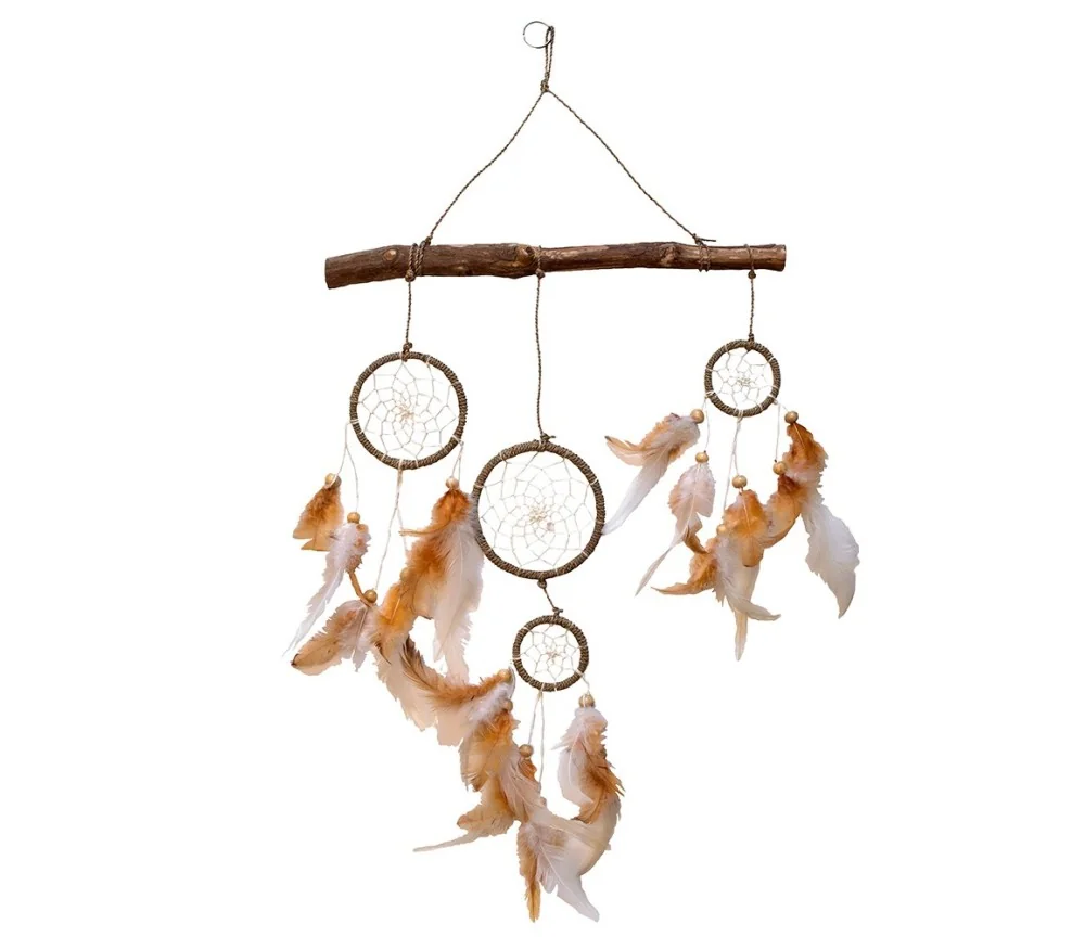 Traumfänger Mobile naturfarben 30x60cm