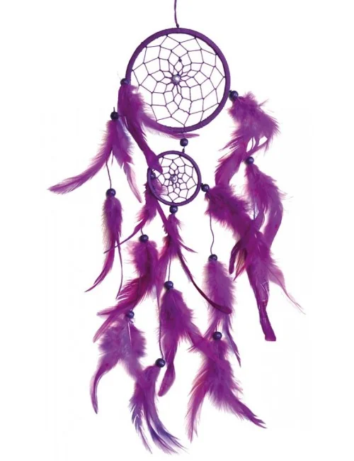 Traumfänger Mobile mit langen Federn 12x60cm