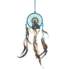 Traumfänger Mandella Leder 12cm