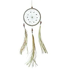 Traumfänger "Natural Protection" Seegras mit Perlen 16x60cm