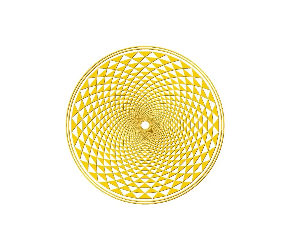 Aufkleber Set 4x3cm/1x7,5cm gold-transparent Sahasrara