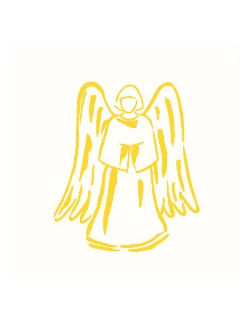 Aufkleber "Engel" 1x7