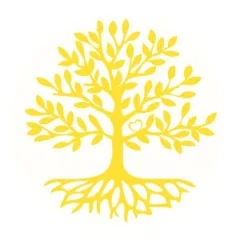 Aufkleber "Baum des Lebens" 1x7,5cm und 4x3cm - incl. Postkarte