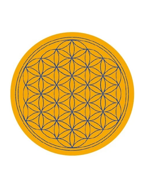 Aufkleber "Blume des Lebens" Komplementärfarben